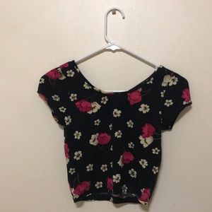 Floral crop top